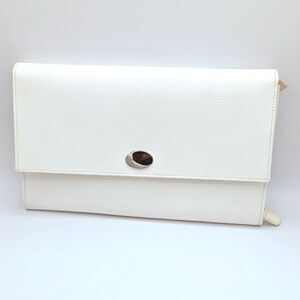 Wolf for Pottery Barn White Zip Around Travel Jewelry Holder Organizer Case